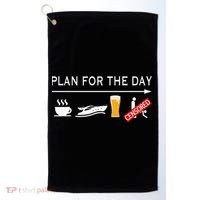 Plan For The Day Golf Towel thumb 0
