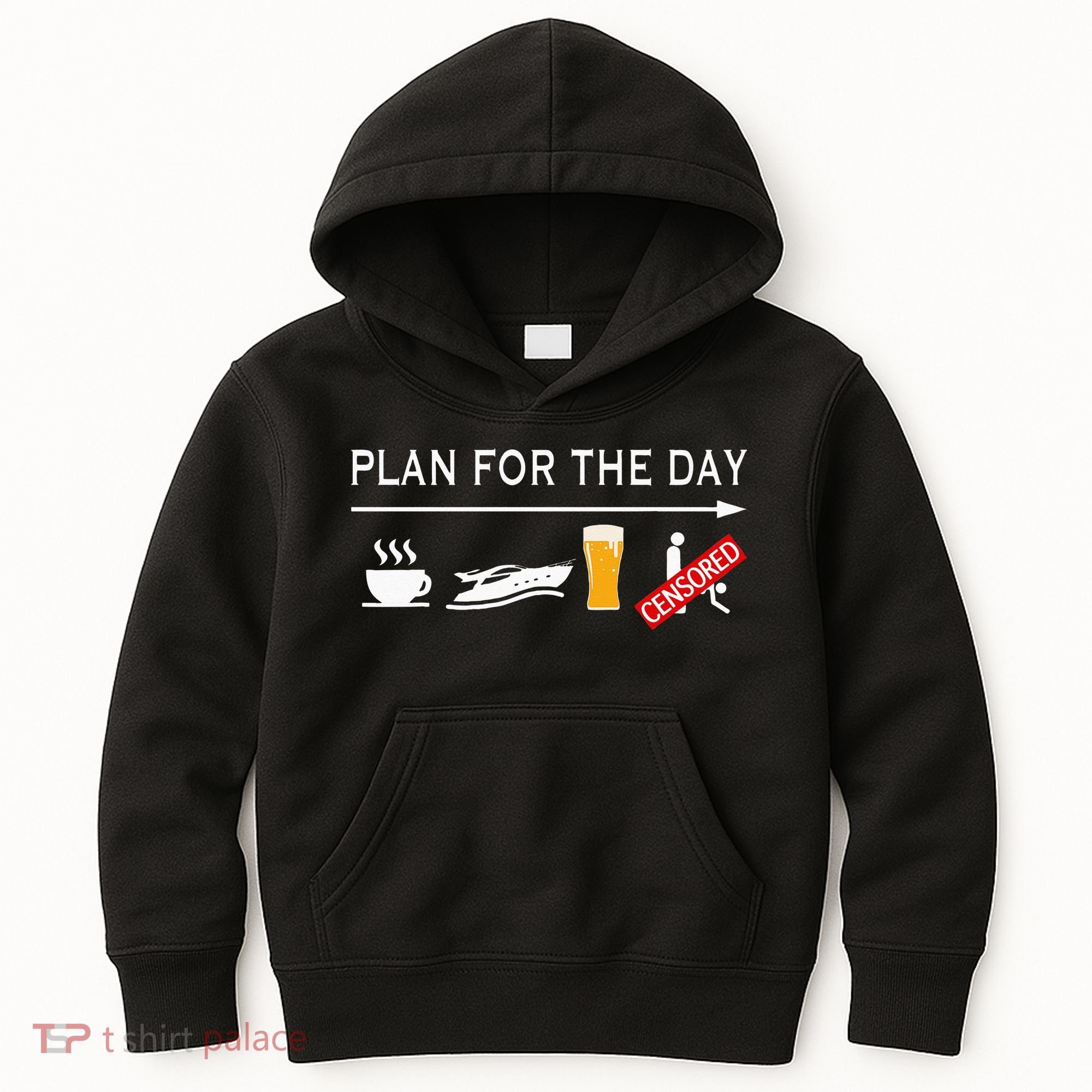 Plan For The Day Kids Hoodie