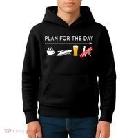 Plan For The Day Kids Hoodie thumb 4