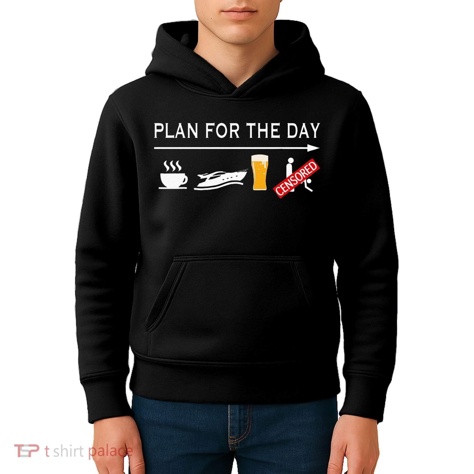 Plan For The Day Kids Hoodie