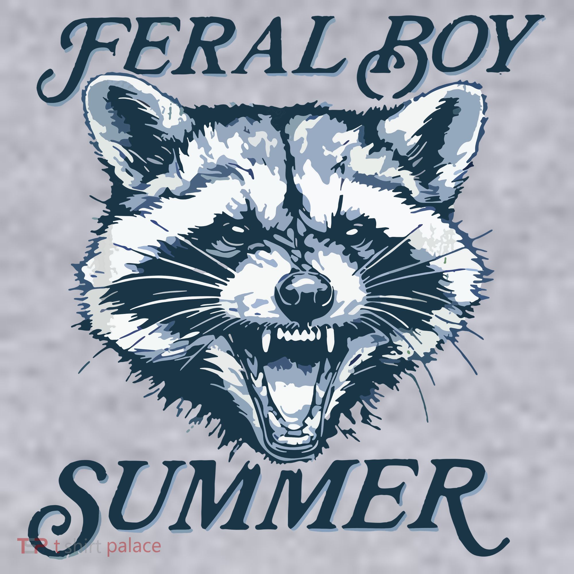Feral Boy Summer Funny Raccoon Meme Trash Panda Raccoon Women's Sweatshirt