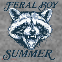 Feral Boy Summer Funny Raccoon Meme Trash Panda Raccoon Toddler Hoodie thumb 2
