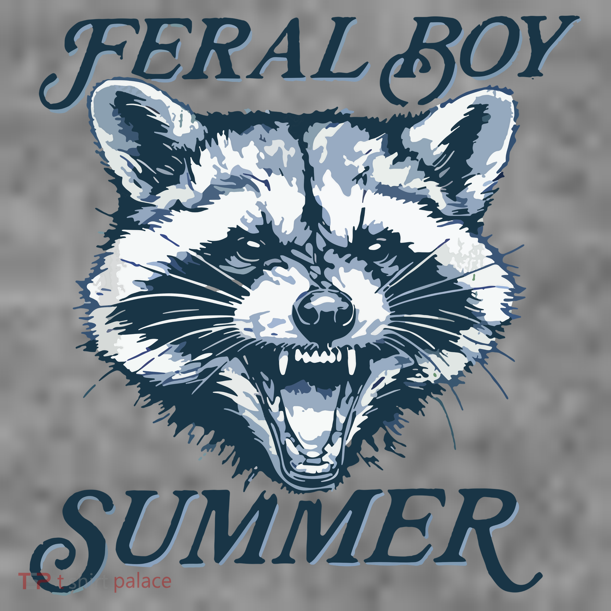 Feral Boy Summer Funny Raccoon Meme Trash Panda Raccoon Toddler Hoodie