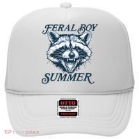 Feral Boy Summer Funny Raccoon Meme Trash Panda Raccoon Hat thumb 0