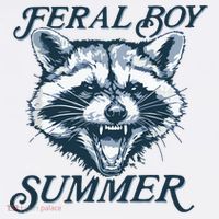 Feral Boy Summer Funny Raccoon Meme Trash Panda Raccoon Hat thumb 2