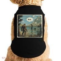 Funny Bigfoot Sasquatch Loch Ness Monster Introvert Bruh Doggie Tank thumb 0