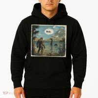 Funny Bigfoot Sasquatch Loch Ness Monster Introvert Bruh Hoodie thumb 2