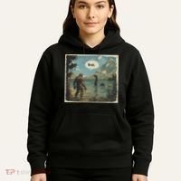 Funny Bigfoot Sasquatch Loch Ness Monster Introvert Bruh Hoodie thumb 5