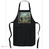 Funny Bigfoot Sasquatch Loch Ness Monster Introvert Bruh Apron thumb 0