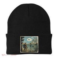 Funny Bigfoot Sasquatch Loch Ness Monster Introvert Bruh Beanie thumb 0