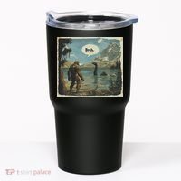 Funny Bigfoot Sasquatch Loch Ness Monster Introvert Bruh Tumbler thumb 0