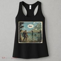 Funny Bigfoot Sasquatch Loch Ness Monster Introvert Bruh Women's Tank Top thumb 3