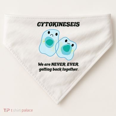 Funny Biology Science Biology Teacher Gift Idea USA-Made Doggie Bandana