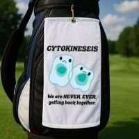 Funny Biology Science Biology Teacher Gift Idea Golf Towel thumb 2