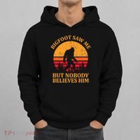 Funny Bigfoot Saw Me But Nobody Believes Him Hoodie thumb 0
