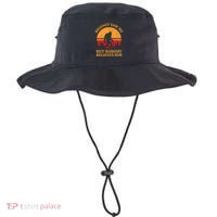 Funny Bigfoot Saw Me But Nobody Believes Him Bucket Hat thumb 0