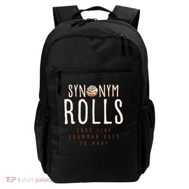Funny Baking Synonym Rolls English Grammar Pun For Teacher Backpack