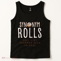 Funny Baking Synonym Rolls English Grammar Pun For Teacher Tank Top thumb 2