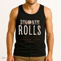 Funny Baking Synonym Rolls English Grammar Pun For Teacher Tank Top thumb 3