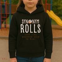 Funny Baking Synonym Rolls English Grammar Pun For Teacher Kids Hoodie thumb 3