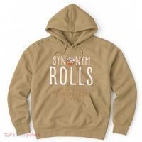 Funny Baking Synonym Rolls English Grammar Pun For Teacher Hoodie thumb 0