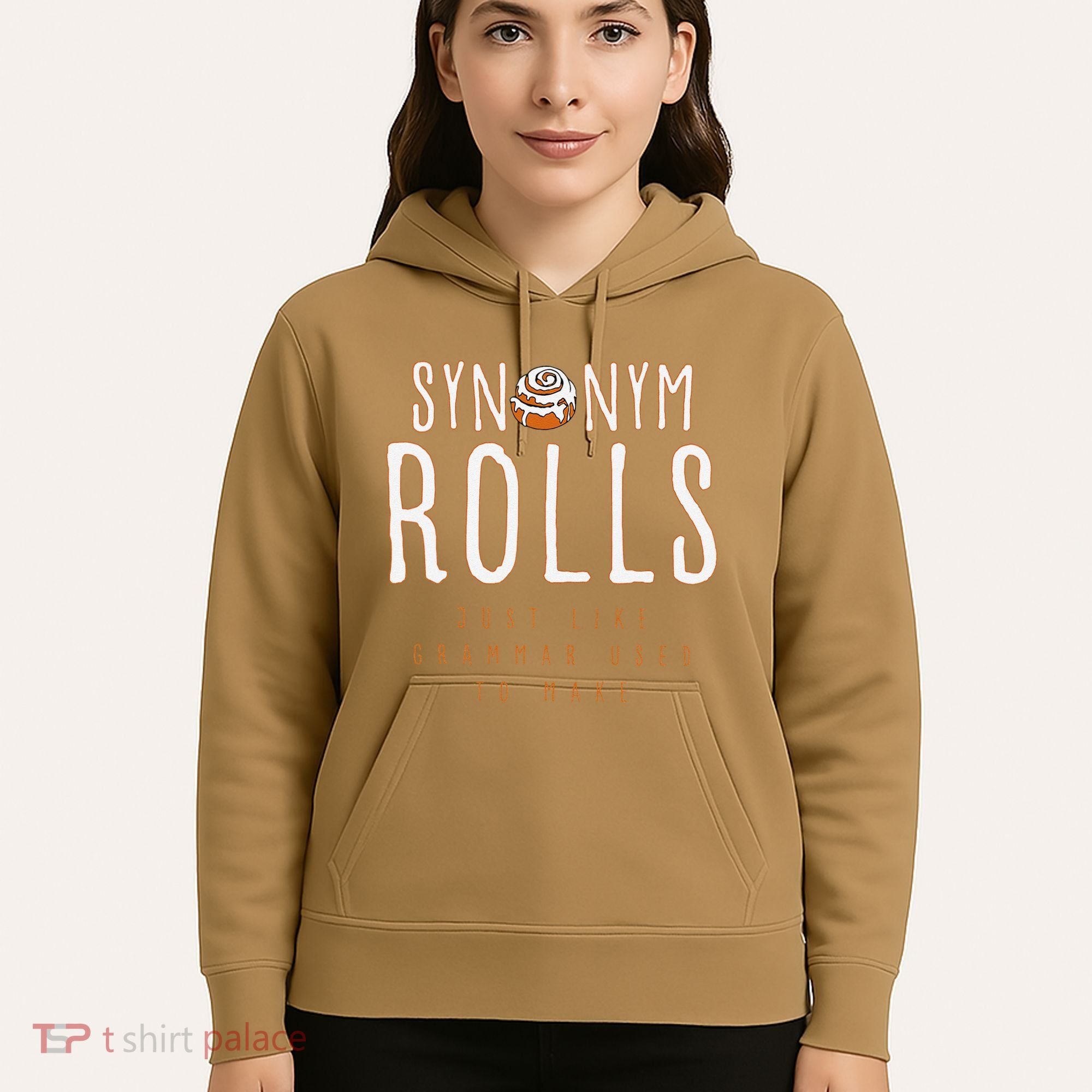 Funny Baking Synonym Rolls English Grammar Pun For Teacher Hoodie