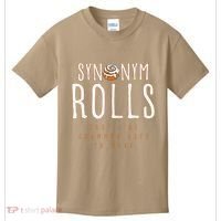 Funny Baking Synonym Rolls English Grammar Pun For Teacher Kids T-Shirt thumb 0