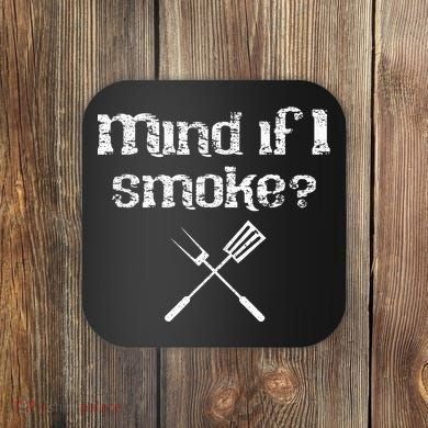 Funny Bbq Smoker Accessory Pitmaster Grill Coaster