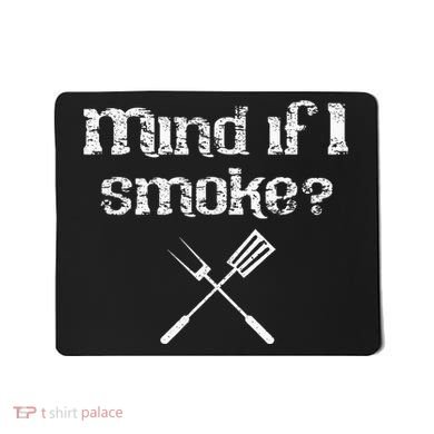 Funny Bbq Smoker Accessory Pitmaster Grill Mousepad