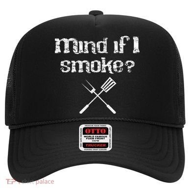 Funny Bbq Smoker Accessory Pitmaster Grill Hat