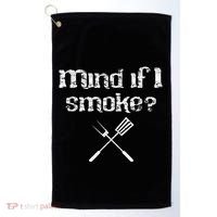 Funny Bbq Smoker Accessory Pitmaster Grill Golf Towel thumb 0
