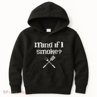 Funny Bbq Smoker Accessory Pitmaster Grill Kids Hoodie thumb 0