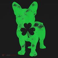 French Bulldog St Patricks Day Boys Girls Shamrock Dog Lover Women's Hoodie thumb 2