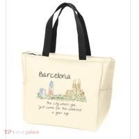 Funny Barcelona Spain Souvenir Hand Drawn Art Gift Tote Bag thumb 3