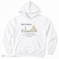 Funny Barcelona Spain Souvenir Hand Drawn Art Gift Hoodie thumb 0