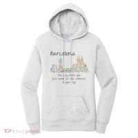 Funny Barcelona Spain Souvenir Hand Drawn Art Gift Women's Hoodie thumb 0