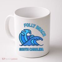 Folly Beach South Carolina Pocket Wave Souvenir Coffee Mug thumb 0