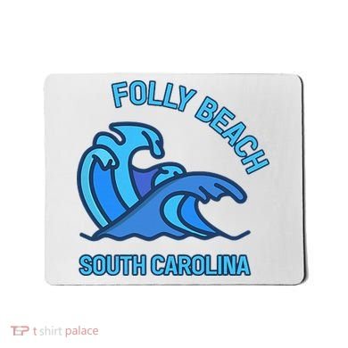 Folly Beach South Carolina Pocket Wave Souvenir Mousepad