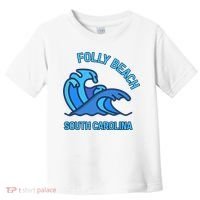 Folly Beach South Carolina Pocket Wave Souvenir Toddler T-Shirt thumb 0
