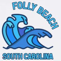 Folly Beach South Carolina Pocket Wave Souvenir Women's T-Shirt thumb 6
