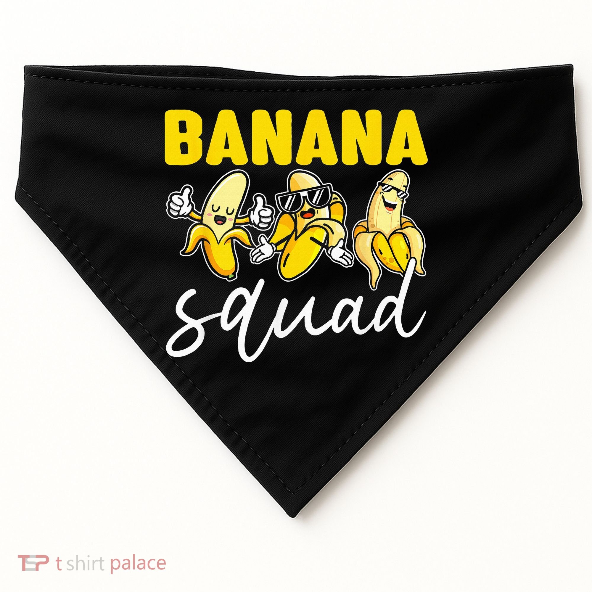 Funny BANANA SQUAD That’s Bananas Halloween Costume USA-Made Doggie Bandana