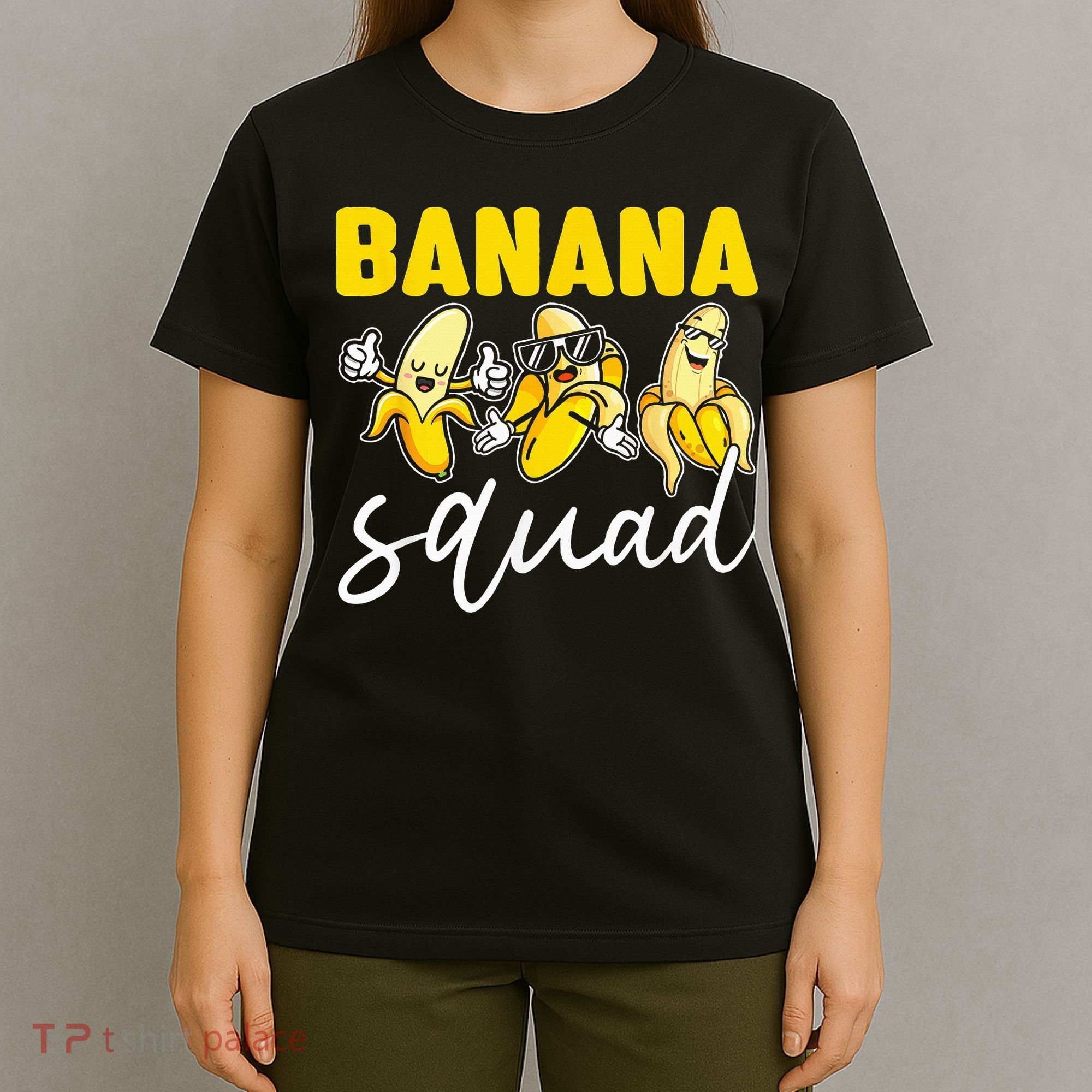 Funny BANANA SQUAD That’s Bananas Halloween Costume T-Shirt