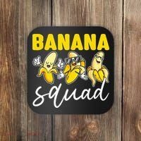 Funny BANANA SQUAD That’s Bananas Halloween Costume Coaster thumb 0