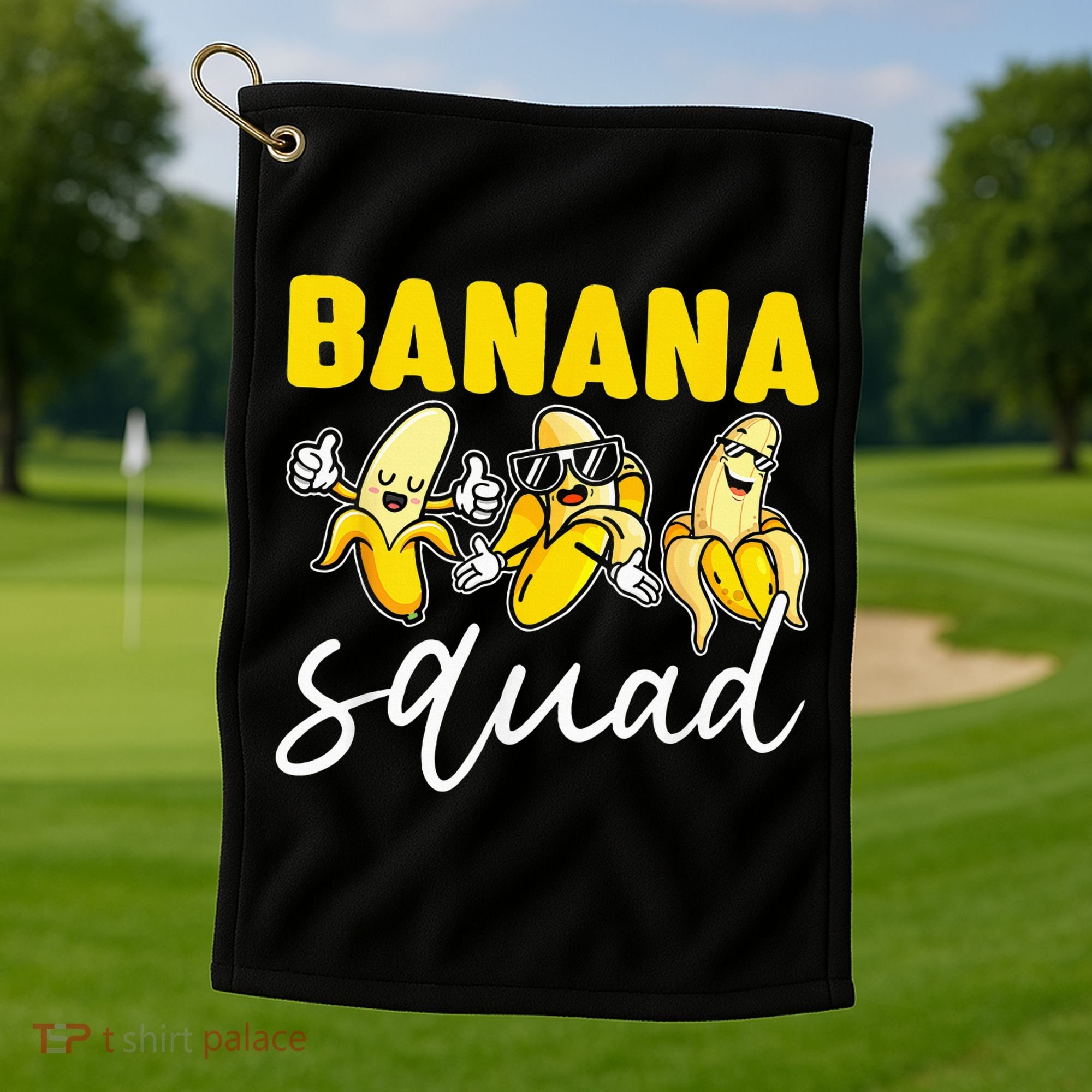 Funny BANANA SQUAD That’s Bananas Halloween Costume Golf Towel