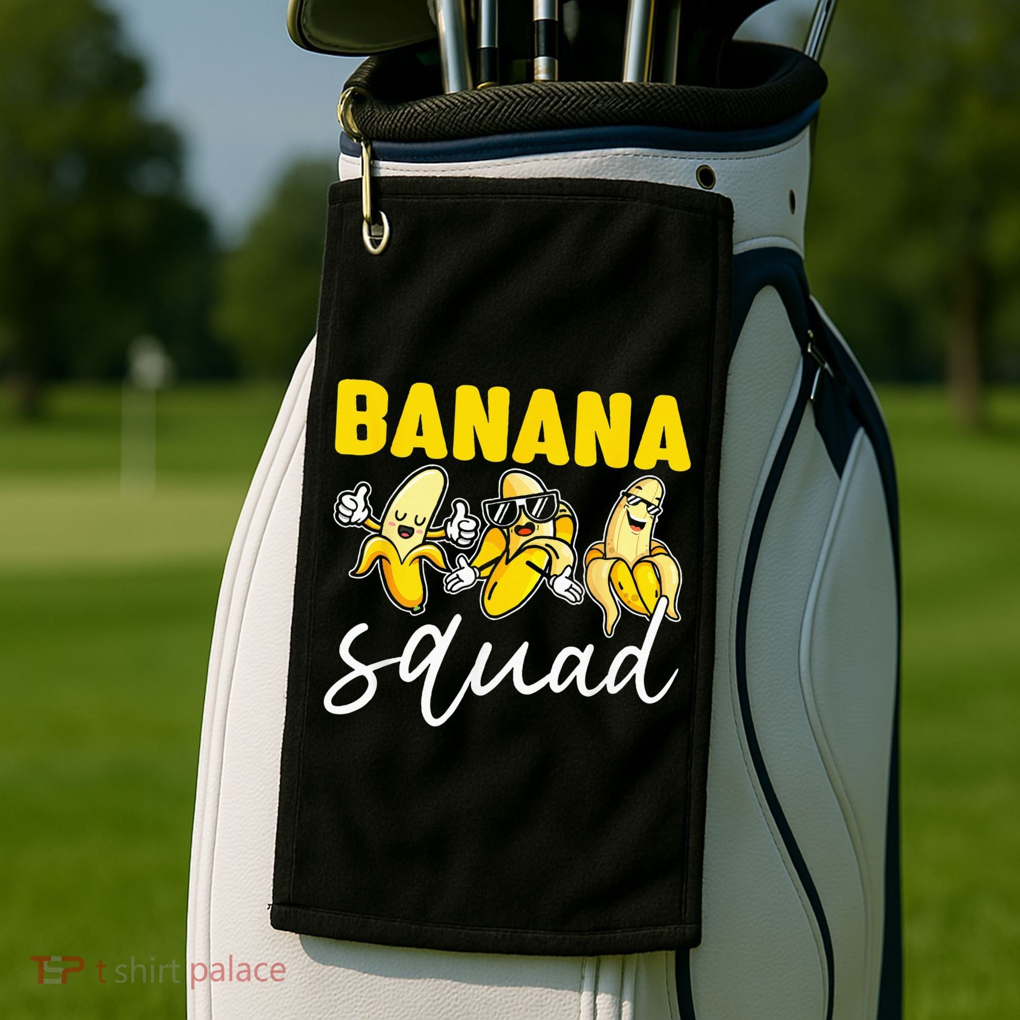 Funny BANANA SQUAD That’s Bananas Halloween Costume Golf Towel