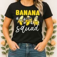 Funny BANANA SQUAD That’s Bananas Halloween Costume Women's T-Shirt thumb 2