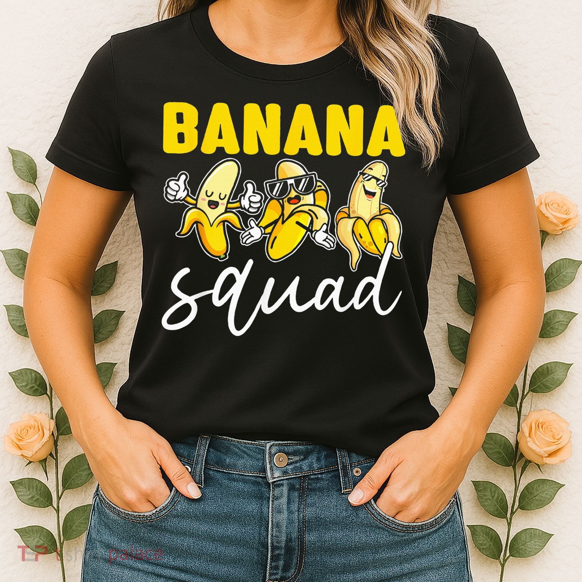 Funny BANANA SQUAD That’s Bananas Halloween Costume Women's T-Shirt