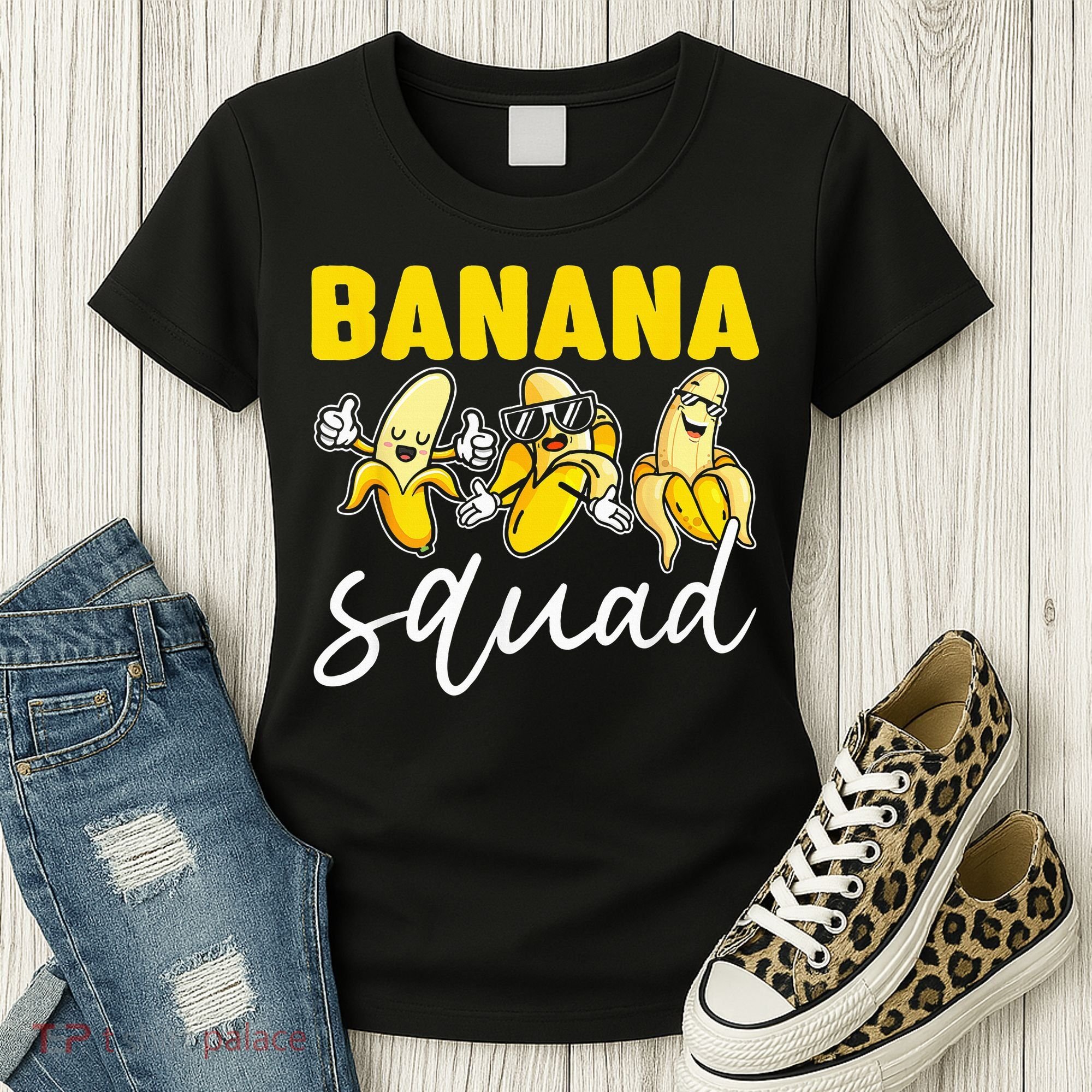 Funny BANANA SQUAD That’s Bananas Halloween Costume Women's T-Shirt