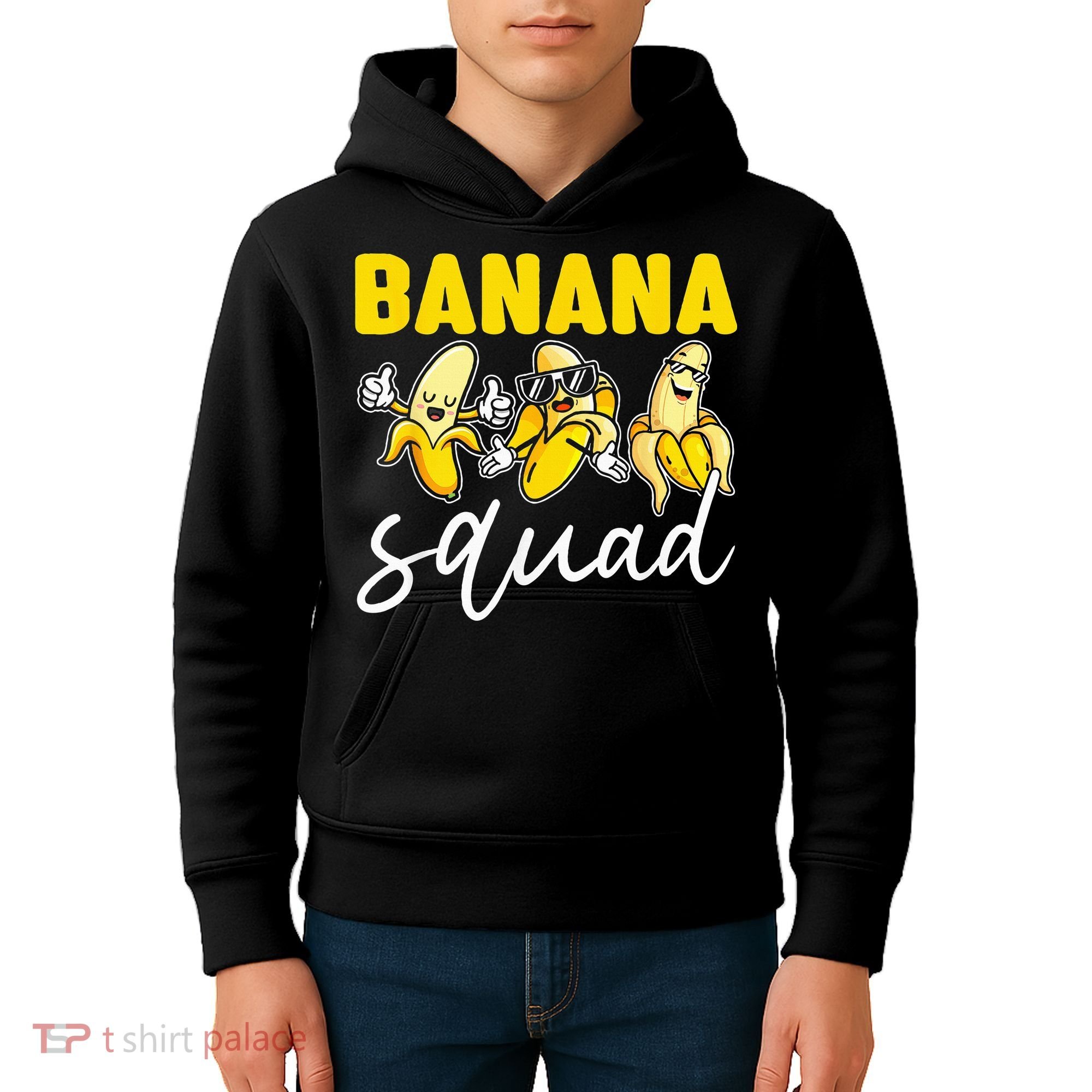 Funny BANANA SQUAD That’s Bananas Halloween Costume Kids Hoodie