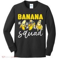 Funny BANANA SQUAD That’s Bananas Halloween Costume Kids Long Sleeve Shirt thumb 0
